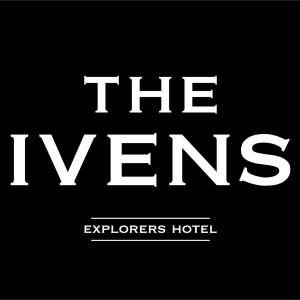 Logo text: The IVENS Explorers Hotel on black background.